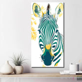 Painting by Numbers Zebra Green